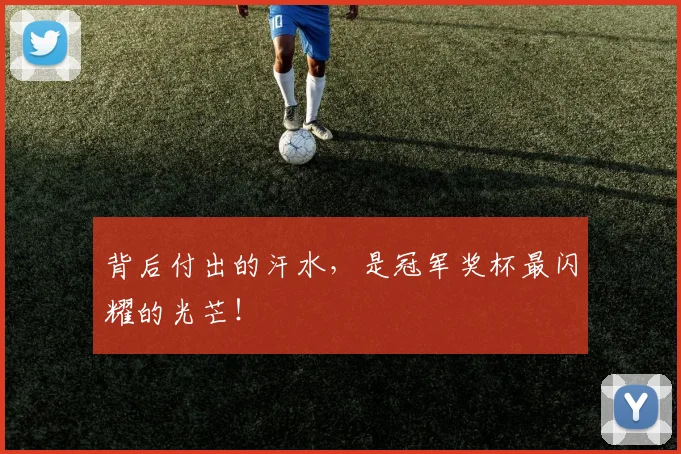 背后付出的汗水，是冠军奖杯最闪耀的光芒！